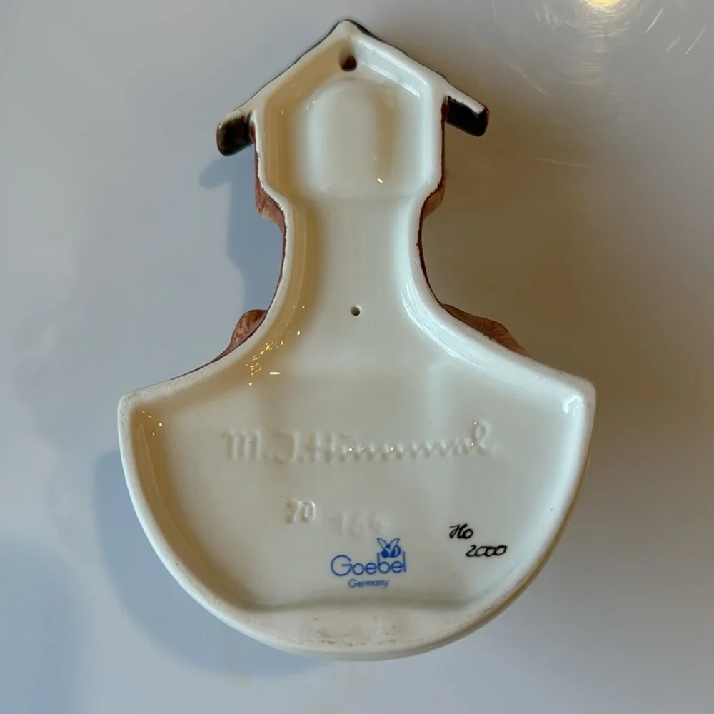 Vintage Hummel Goebel 164 Worship Praying Girl Holy Water Font
